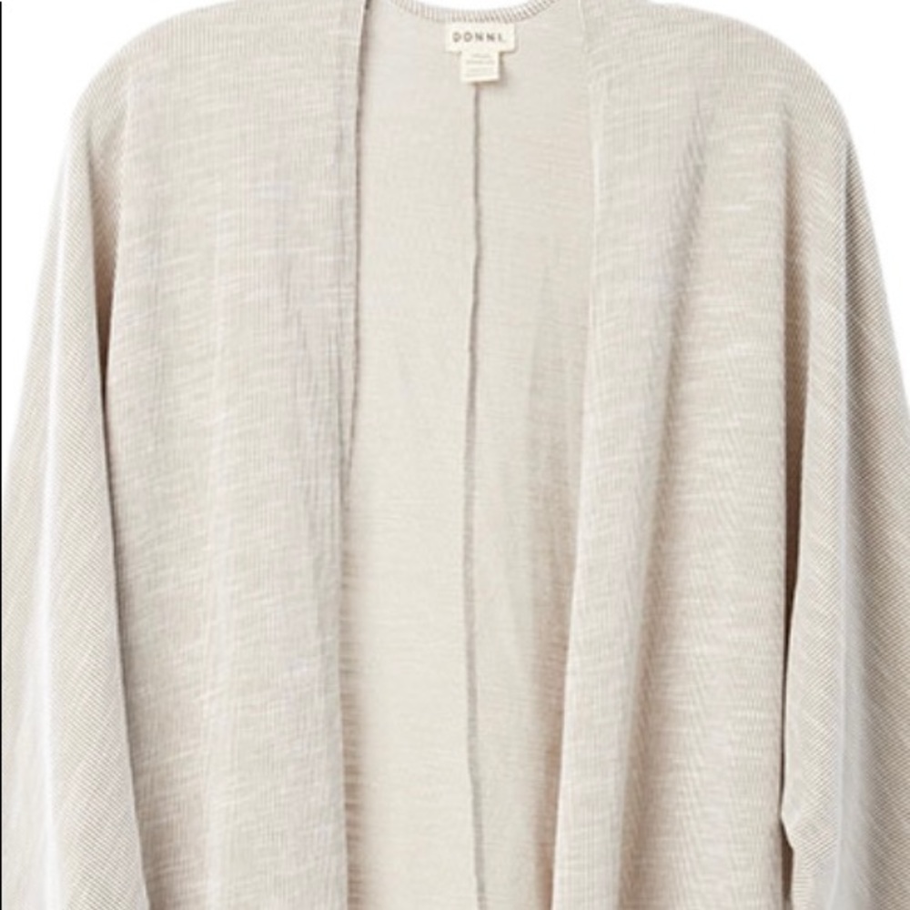 Donni. Ribbed Sweater Coat